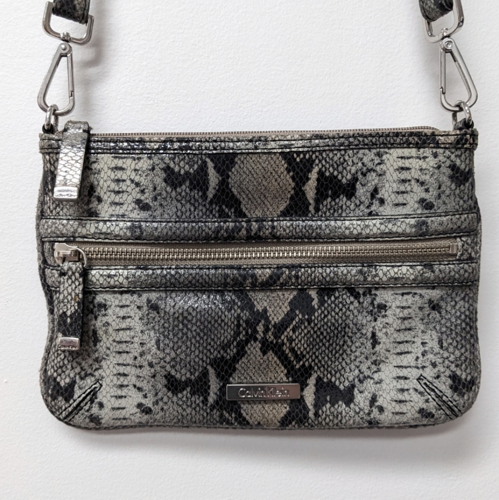 Calvin Klein Python Snakeskin Print Adjustable Sl… - image 2